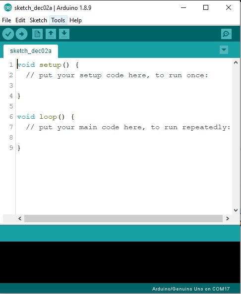 Arduino IDE : അര്ടിനോ IDE (UNO)